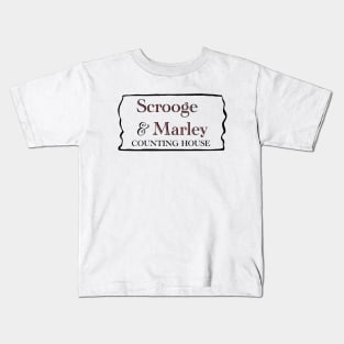 A Christmas Carol: Scrooge & Marley Counting House Kids T-Shirt